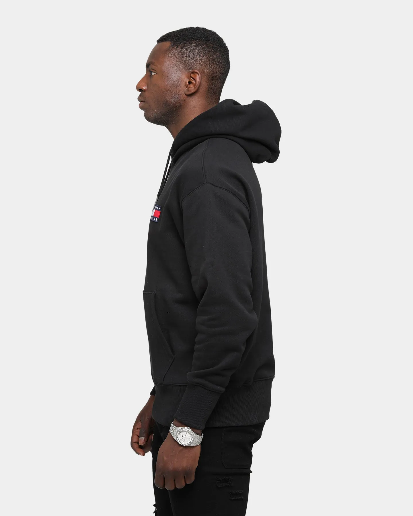 Tommy Jeans Tommy Badge Hoodie Black