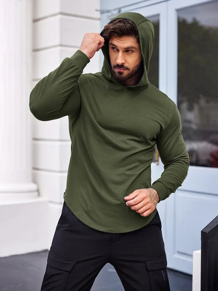 Workout Muscle Fit Cotton Blend Hoodie (US Only)