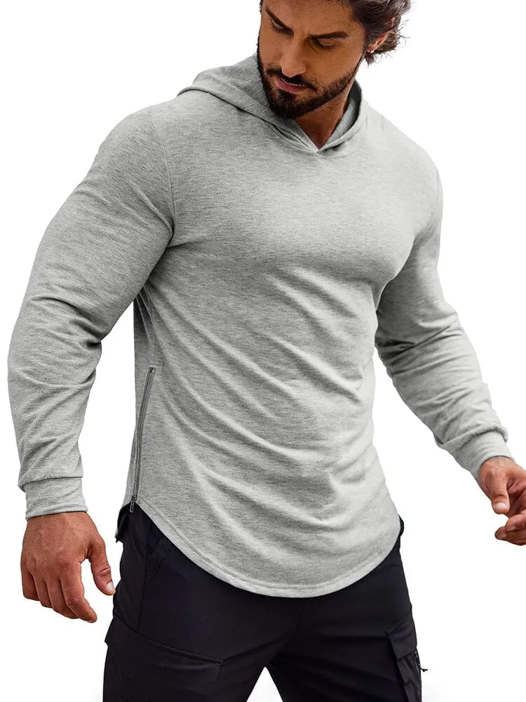 Workout Muscle Fit Cotton Blend Hoodie (US Only)