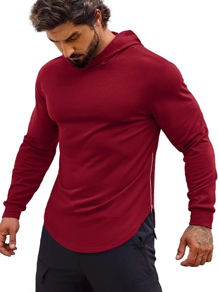 Workout Muscle Fit Cotton Blend Hoodie (US Only)