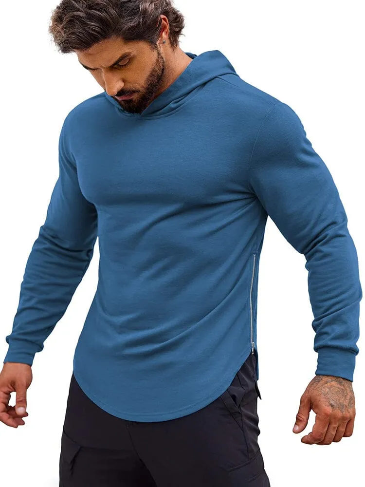 Workout Muscle Fit Cotton Blend Hoodie (US Only)