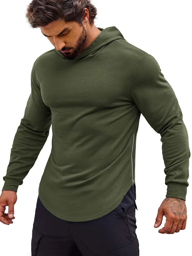 Workout Muscle Fit Cotton Blend Hoodie (US Only)