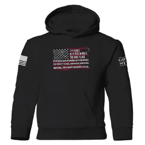 Youth Pledge Hoodie - Black