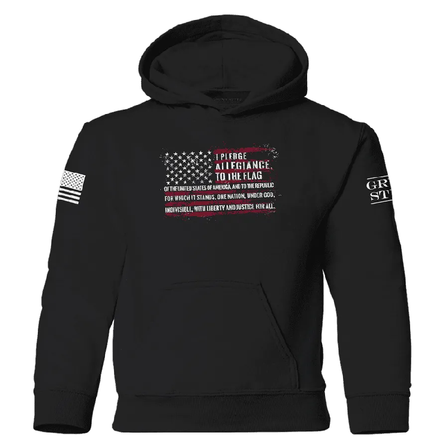 Youth Pledge Hoodie - Black