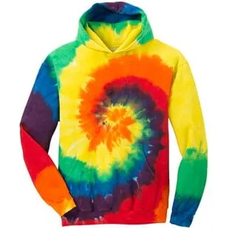 Youth Tie-Dye Pullover Hooded Sweatshirt